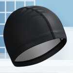 Bonnet de bain - omabeta - noir - doux et confortable - imperméable - haute élasticité Bonnet de bain - omabeta - noir - doux et confortable - imperméable - haute élasticité