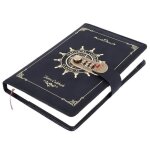 Omabeta carnet b6 carnet de notes b6 avec serrure � combinaison noir et or r�tro 240 pages papier liss� ...
