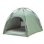 Maison de tente pour chat - omabeta - spacieux confortable respirant lavable - vert - int�rieur