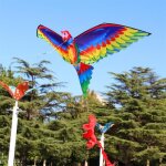 Cerf - volant 3d - omabeta - perroquet - facile à piloter - pour enfants - 140x78 cm Cerf - volant 3d - omabeta - perroquet - facile à piloter - pour enfants - 140x78 cm