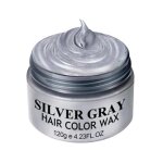 Cire de teinture capillaire - omabeta - gris argent - non gras - 30g / 120g - facile  appliquer