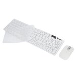 Clavier et souris sans fil - omabeta - ensemble ergonomique - 10 m de connexion - bouton fn multimdia ...