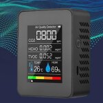 Dtecteur de formaldhyde - omabeta - modle 5 en 1 - hcho tvoc co2 pm2. 5 - affichage numrique - portable ...