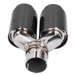 Omabeta embouts dchappement doubles embout de tuyau dchappement double universel gorge de queue en ...