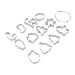 Emporte - pices de nol - omabeta - 12 pices - acier inoxydable - compatible lave - vaisselle - thme ...
