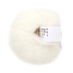 Omabeta fil de laine angora tricot de fil long en laine mohair doux dangola populaire chaud(blanc) mercerie ...