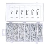 Omabeta goupille � ressort 150pcs assortiment de goupilles fendues � ressort goupilles dattelage de remorque ...
