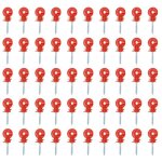 Omabeta isolateurs de fil de cl�ture �lectrique 50pcs isolateur de cl�ture � visser isolateurs de cl�ture ...
