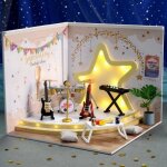 Omabeta kits de maison de poup�e kit de maison de poup�e miniature bricolage jouet mod�le de maison poup�e ...