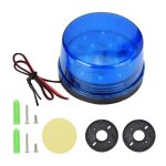 Omabeta lampe clignotante balise stroboscopique led bleue 12v alarme durgence signal davertissement lumire ...