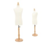 Omabeta mannequin de robe forme de robe de corps masculin avec support mannequin denseignement torse ...