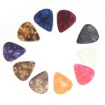 Mdiator de guitare - omabeta - cellulod - 10 pices - paisseurs varies - son classique