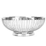 Omabeta panier de fruits en acier inoxydable panier � fruits en acier inoxydable bol � fruits de grande ...