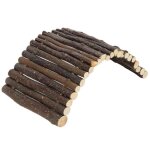 Omabeta pont en arc pour animaux de compagnie pont en arc en bois chelle de hamster lapin petits animaux ...