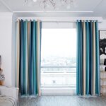 Omabeta rideau décoratif rideau de fenêtre à rayures dégradées panneau de séparation pour deco dégradé ... Omabeta rideau décoratif rideau de fenêtre à rayures dégradées panneau de séparation pour deco dégradé ...