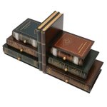 Serre - livres - omabeta - rtro - bois - panneau de densit - avec tiroirs