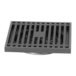Omabeta siphon de sol grille de salle de bain à grand déplacement carrée en acier inoxydable anti - odeur ... Omabeta siphon de sol grille de salle de bain à grand déplacement carrée en acier inoxydable anti - odeur ...