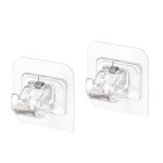 Omabeta support de tringle  rideau sans perage crochet de support de tringle  rideau auto - adhsif ...