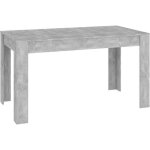 Table à manger - omabeta - gris béton - 140x745x76 cm - aggloméré - montage requis Table à manger - omabeta - gris béton - 140x745x76 cm - aggloméré - montage requis