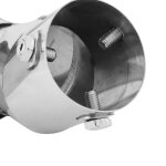 Omabeta tuyau d�chappement embout d�chappement universel en acier inoxydable 24 pouces accessoire de ...