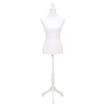 Omabeta valets de nuit - buste de prsentation femme blanc - meubles haut de gamme - m15951