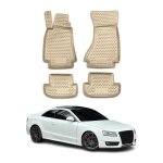 Omac 3d tapis de sol pour audi a5 8t3 8f7 cabrio coupé 2007 - 17 tpe beige 4pcs Omac 3d tapis de sol pour audi a5 8t3 8f7 cabrio coupé 2007 - 17 tpe beige 4pcs