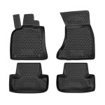 Omac 3d tapis de sol pour audi q5 8rb 2008 - 2017 caoutchouc tpe noir 4pcs