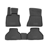 Omac 3d tapis de sol pour bmw x5 e70 2006 - 2013 en caoutchouc noir