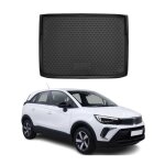 Omac tapis de coffre pour opel crossland x 2017 - 2025 sur mesure en caoutchouc