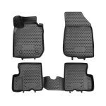 Omac tapis de sol pour dacia duster 2010 - 2014 2wd sur mesure en caoutchouc noir