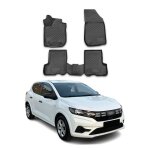 Omac tapis de sol pour dacia sandero 2018 - 2020 sur mesure en caoutchouc noir Omac tapis de sol pour dacia sandero 2018 - 2020 sur mesure en caoutchouc noir