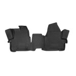 Omac tapis de sol pour ford transit 2014 - 2025 en caoutchouc noir