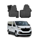 Omac tapis de sol pour opel vivaro b 2014 - 2018 sur mesure en caoutchouc noir