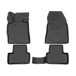 Omac tapis de sol pour peugeot 308 2021 - 2025 sur mesure en caoutchouc noir