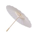 Ombrelle papier 60x42cm blanc