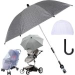 Ombrelle poussette universelle anti uv b�b� confort parasol & parapluie landaus et poussettes fixation ...