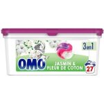 Omo lessive capsule jasmin & fleur de coton 3 en 1 - 572 g - 27 lavages Omo lessive capsule jasmin & fleur de coton 3 en 1 - 572 g - 27 lavages
