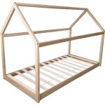 Omyz - lit cabane lotta 90x190 cm - sommier inclus - en bois massif - lit enfant 1 place type montessori ... Omyz - lit cabane lotta 90x190 cm - sommier inclus - en bois massif - lit enfant 1 place type montessori ...