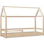 Omyz - lit cabane lotta avec barrière 70x140 cm - sommier inclus - en bois massif - lit enfant 1 place ... Omyz - lit cabane lotta avec barrière 70x140 cm - sommier inclus - en bois massif - lit enfant 1 place ...