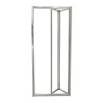 Ondee - fa�ade ekla - fa�ade pliante 70x185x06cm - verre tremp� - finitions chrom�