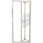 Ondee - fa�ade missi - fa�ade pliante 70x185x04cm - verre tremp� - finitions chrom�