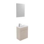 Ondee - meuble lave - mains nino - 44cm - taupe - laqué Ondee - meuble lave - mains nino - 44cm - taupe - laqué