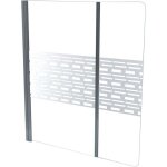 Ondee - pare baignoire cariba - 120x140x05cm - verre tremp srigraphi finition chrom