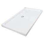 Ondee zen receveur de douche de douche cera 2 - 100 x 80 cm - cramique blanche