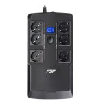 Onduleur externe - fsp - nano fit 800 - 6 prises - 2 ports usb + rj45