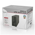 Onduleur - gembird - ups - pc - 652a - technologie vrla - design compact - protection contre les surtensions ...