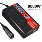 Onduleur de puissance de voiture 2000w type - c12v - 24v dc à 220v ac adaptateurs dalimentation de voitureavec ... Onduleur de puissance de voiture 2000w type - c12v - 24v dc à 220v ac adaptateurs dalimentation de voitureavec ...