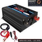 Onduleur de voiture 4000w prumya - convertisseur de tension sinuso�dal - affichage led - usb - 12v � ...