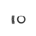 One man show - boucles doreille créole acier noir pour homme (13 mm) One man show - boucles doreille créole acier noir pour homme (13 mm)
