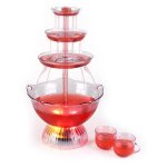 Fontaine à boissons - oneconcept - proseccano - 3l - 5 tasses - led intégrées Fontaine à boissons - oneconcept - proseccano - 3l - 5 tasses - led intégrées